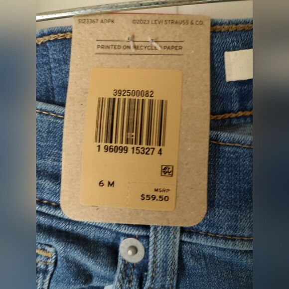 Levi's Classic Straight Leg Women's Blue Jeans Size 6 - Picture 4 of 8